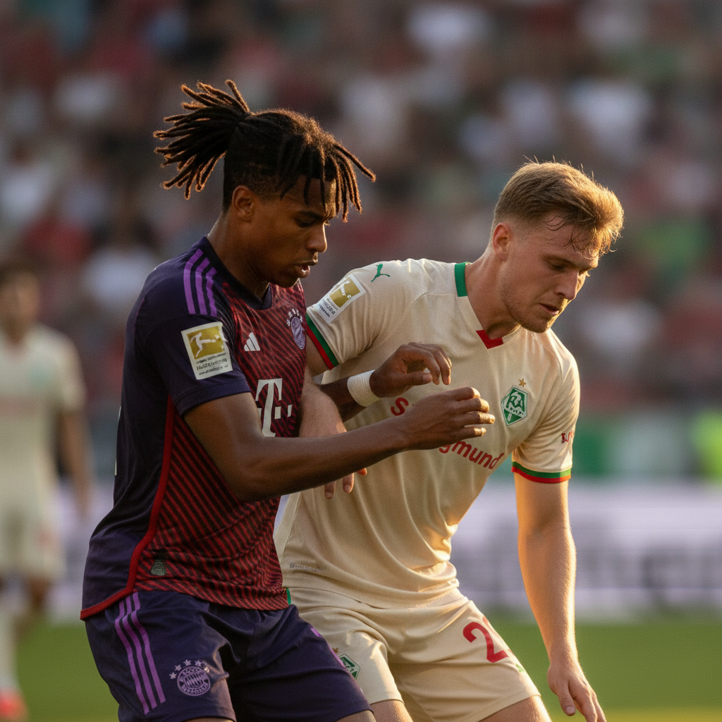 Gol Nathaniel Brown Selamatkan Bayern Muenchen dari Kekalahan di Kandang Augsburg
